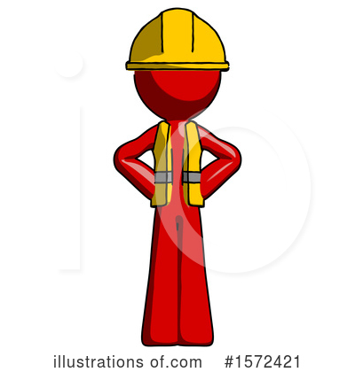 Royalty-Free (RF) Red Design Mascot Clipart Illustration by Leo Blanchette - Stock Sample #1572421