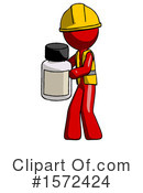 Red Design Mascot Clipart #1572424 by Leo Blanchette