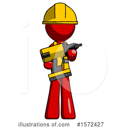 Royalty-Free (RF) Red Design Mascot Clipart Illustration by Leo Blanchette - Stock Sample #1572427