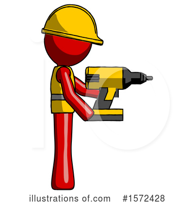 Royalty-Free (RF) Red Design Mascot Clipart Illustration by Leo Blanchette - Stock Sample #1572428