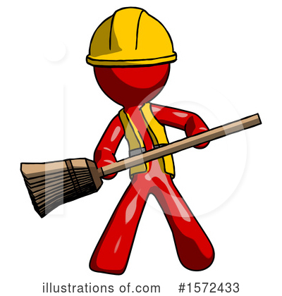 Royalty-Free (RF) Red Design Mascot Clipart Illustration by Leo Blanchette - Stock Sample #1572433