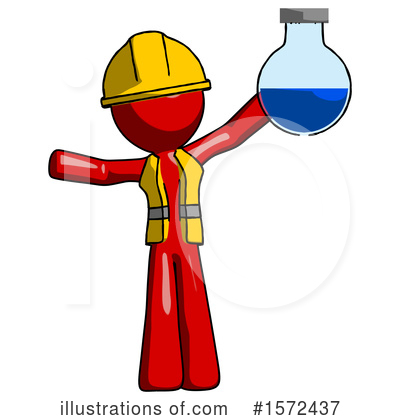 Royalty-Free (RF) Red Design Mascot Clipart Illustration by Leo Blanchette - Stock Sample #1572437