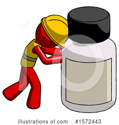 Royalty-Free (RF) Red Design Mascot Clipart Illustration by Leo Blanchette - Stock Sample #1572443