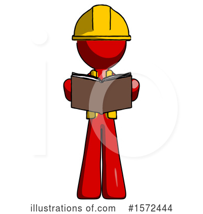 Royalty-Free (RF) Red Design Mascot Clipart Illustration by Leo Blanchette - Stock Sample #1572444