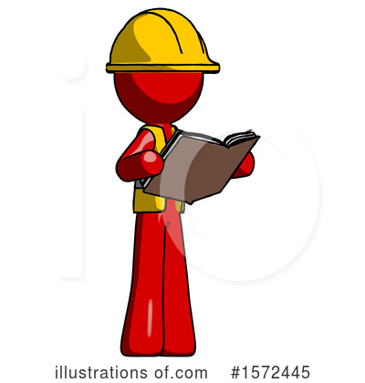 Royalty-Free (RF) Red Design Mascot Clipart Illustration by Leo Blanchette - Stock Sample #1572445