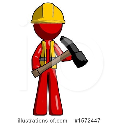 Royalty-Free (RF) Red Design Mascot Clipart Illustration by Leo Blanchette - Stock Sample #1572447