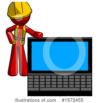 Royalty-Free (RF) Red Design Mascot Clipart Illustration by Leo Blanchette - Stock Sample #1572455