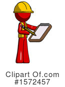 Red Design Mascot Clipart #1572457 by Leo Blanchette