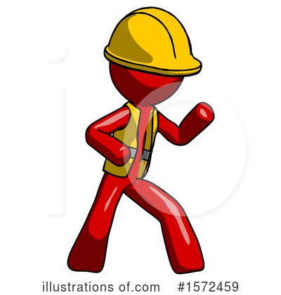 Royalty-Free (RF) Red Design Mascot Clipart Illustration by Leo Blanchette - Stock Sample #1572459