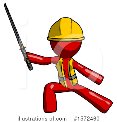 Royalty-Free (RF) Red Design Mascot Clipart Illustration by Leo Blanchette - Stock Sample #1572460