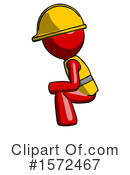 Red Design Mascot Clipart #1572467 by Leo Blanchette