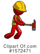 Red Design Mascot Clipart #1572471 by Leo Blanchette