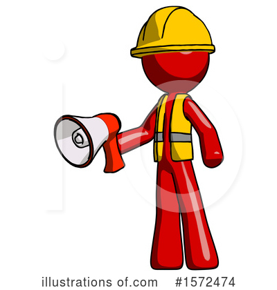 Royalty-Free (RF) Red Design Mascot Clipart Illustration by Leo Blanchette - Stock Sample #1572474