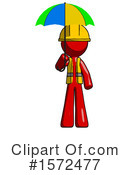 Red Design Mascot Clipart #1572477 by Leo Blanchette
