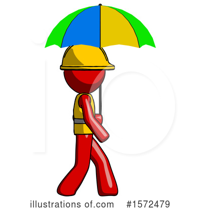 Royalty-Free (RF) Red Design Mascot Clipart Illustration by Leo Blanchette - Stock Sample #1572479