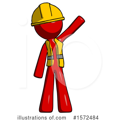 Royalty-Free (RF) Red Design Mascot Clipart Illustration by Leo Blanchette - Stock Sample #1572484