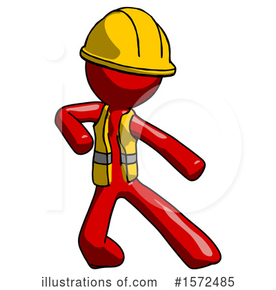 Royalty-Free (RF) Red Design Mascot Clipart Illustration by Leo Blanchette - Stock Sample #1572485