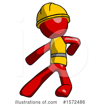 Royalty-Free (RF) Red Design Mascot Clipart Illustration by Leo Blanchette - Stock Sample #1572486