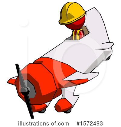 Royalty-Free (RF) Red Design Mascot Clipart Illustration by Leo Blanchette - Stock Sample #1572493