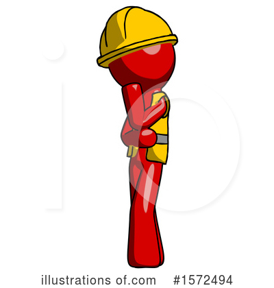 Royalty-Free (RF) Red Design Mascot Clipart Illustration by Leo Blanchette - Stock Sample #1572494