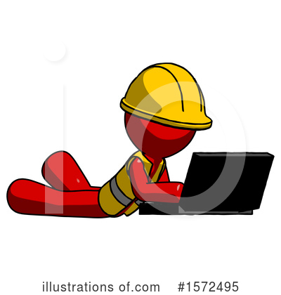 Royalty-Free (RF) Red Design Mascot Clipart Illustration by Leo Blanchette - Stock Sample #1572495
