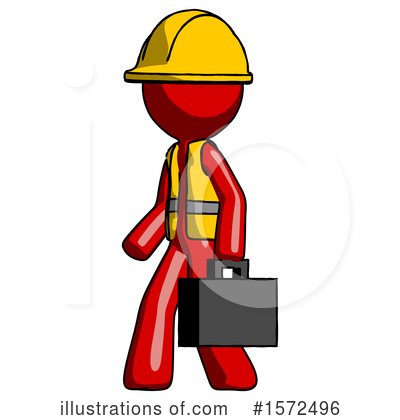 Royalty-Free (RF) Red Design Mascot Clipart Illustration by Leo Blanchette - Stock Sample #1572496