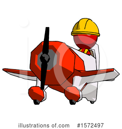 Royalty-Free (RF) Red Design Mascot Clipart Illustration by Leo Blanchette - Stock Sample #1572497