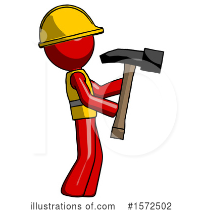Royalty-Free (RF) Red Design Mascot Clipart Illustration by Leo Blanchette - Stock Sample #1572502