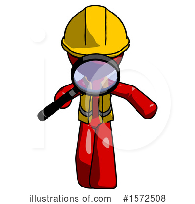 Royalty-Free (RF) Red Design Mascot Clipart Illustration by Leo Blanchette - Stock Sample #1572508
