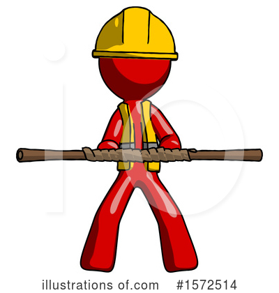 Royalty-Free (RF) Red Design Mascot Clipart Illustration by Leo Blanchette - Stock Sample #1572514