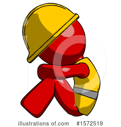 Royalty-Free (RF) Red Design Mascot Clipart Illustration by Leo Blanchette - Stock Sample #1572519