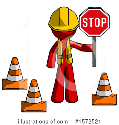 Royalty-Free (RF) Red Design Mascot Clipart Illustration by Leo Blanchette - Stock Sample #1572521