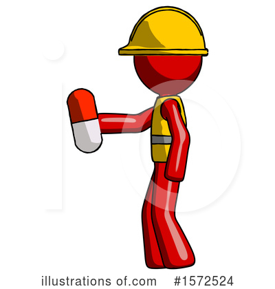 Royalty-Free (RF) Red Design Mascot Clipart Illustration by Leo Blanchette - Stock Sample #1572524