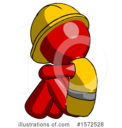 Royalty-Free (RF) Red Design Mascot Clipart Illustration by Leo Blanchette - Stock Sample #1572528
