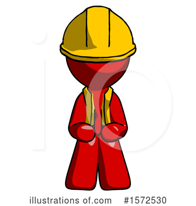 Royalty-Free (RF) Red Design Mascot Clipart Illustration by Leo Blanchette - Stock Sample #1572530
