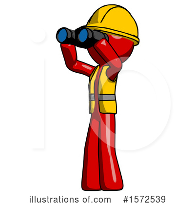 Royalty-Free (RF) Red Design Mascot Clipart Illustration by Leo Blanchette - Stock Sample #1572539
