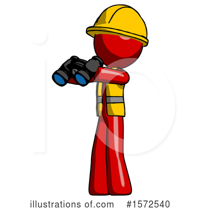 Royalty-Free (RF) Red Design Mascot Clipart Illustration by Leo Blanchette - Stock Sample #1572540