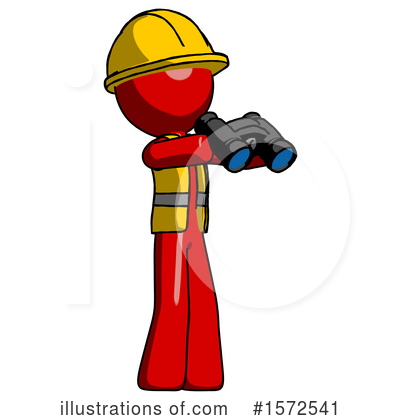 Royalty-Free (RF) Red Design Mascot Clipart Illustration by Leo Blanchette - Stock Sample #1572541