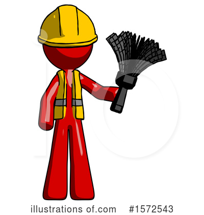 Royalty-Free (RF) Red Design Mascot Clipart Illustration by Leo Blanchette - Stock Sample #1572543