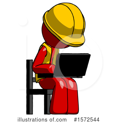 Royalty-Free (RF) Red Design Mascot Clipart Illustration by Leo Blanchette - Stock Sample #1572544