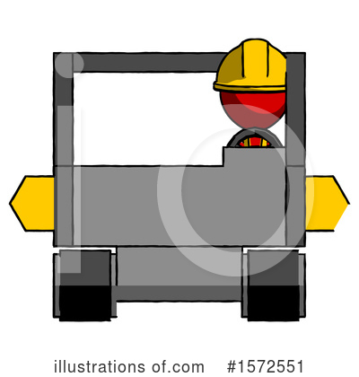 Royalty-Free (RF) Red Design Mascot Clipart Illustration by Leo Blanchette - Stock Sample #1572551