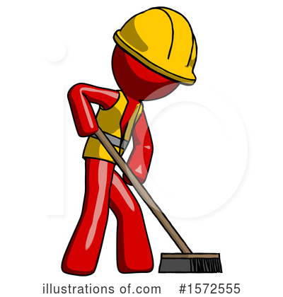 Royalty-Free (RF) Red Design Mascot Clipart Illustration by Leo Blanchette - Stock Sample #1572555