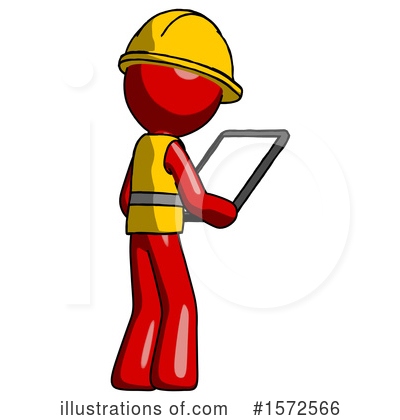 Royalty-Free (RF) Red Design Mascot Clipart Illustration by Leo Blanchette - Stock Sample #1572566