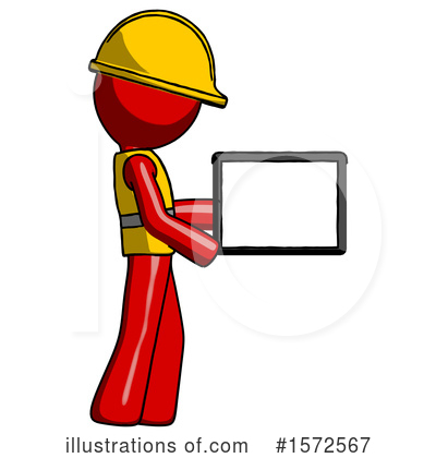 Royalty-Free (RF) Red Design Mascot Clipart Illustration by Leo Blanchette - Stock Sample #1572567