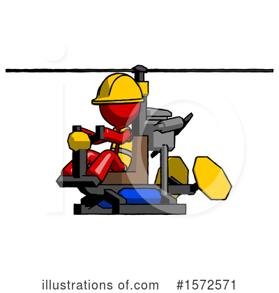 Royalty-Free (RF) Red Design Mascot Clipart Illustration by Leo Blanchette - Stock Sample #1572571