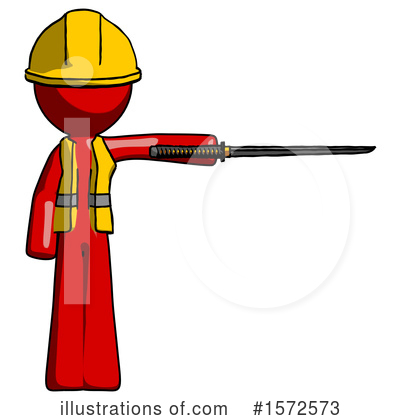 Royalty-Free (RF) Red Design Mascot Clipart Illustration by Leo Blanchette - Stock Sample #1572573