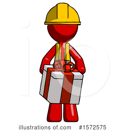 Royalty-Free (RF) Red Design Mascot Clipart Illustration by Leo Blanchette - Stock Sample #1572575