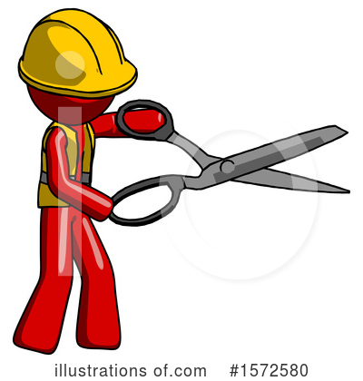 Royalty-Free (RF) Red Design Mascot Clipart Illustration by Leo Blanchette - Stock Sample #1572580