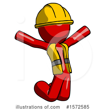 Royalty-Free (RF) Red Design Mascot Clipart Illustration by Leo Blanchette - Stock Sample #1572585