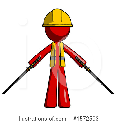 Royalty-Free (RF) Red Design Mascot Clipart Illustration by Leo Blanchette - Stock Sample #1572593